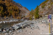 lac de la douche panneau parc des ecrins