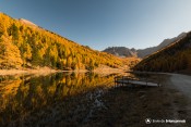 lac orceyrette ponton automne
