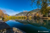 lac roche rame ponton vue ecrins