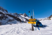 panneau indications rando laval nordique nevache