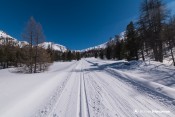 piste nordique izoard ligne droite chalet izoard