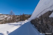 piste nordique izoard mur de neige