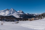 piste nordique izoard vue globale refuge vallee