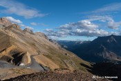 route col du galibier cote hautes alpes