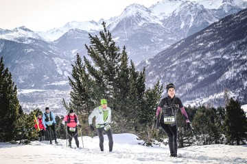 serre che snow trail coureurs
