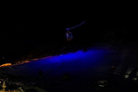 New Year Light Show Montgenevre 2026