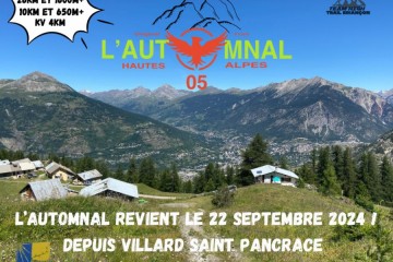 Trail L'Automnal Hautes Alpes 2024