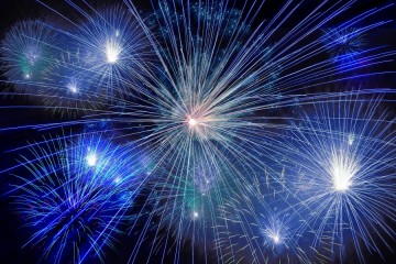 Féérie du nouvel an / Feu d'artifice ESF Serre Che 2023