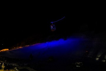 New Year Light Show Montgenevre 2026