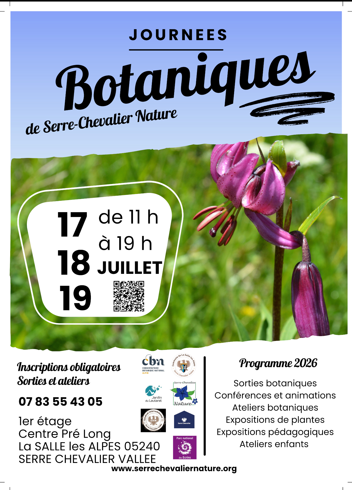 Journées botaniques de Serre Chevalier Nature 2026