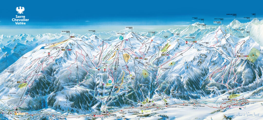 Plan Pistes Serre Chevalier 2025 2026