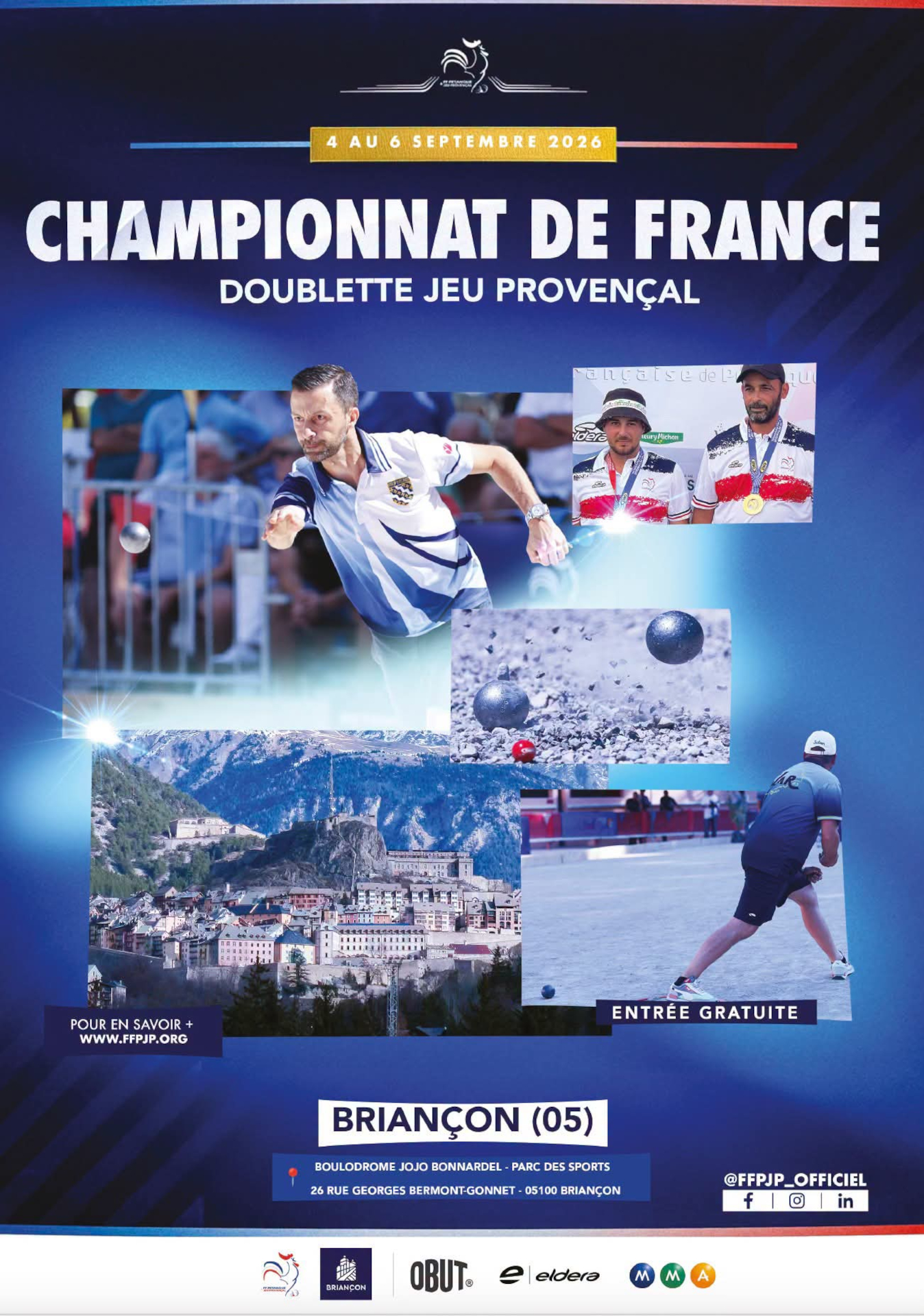 Championnat de France Doublette Jeu Provençal 2026
