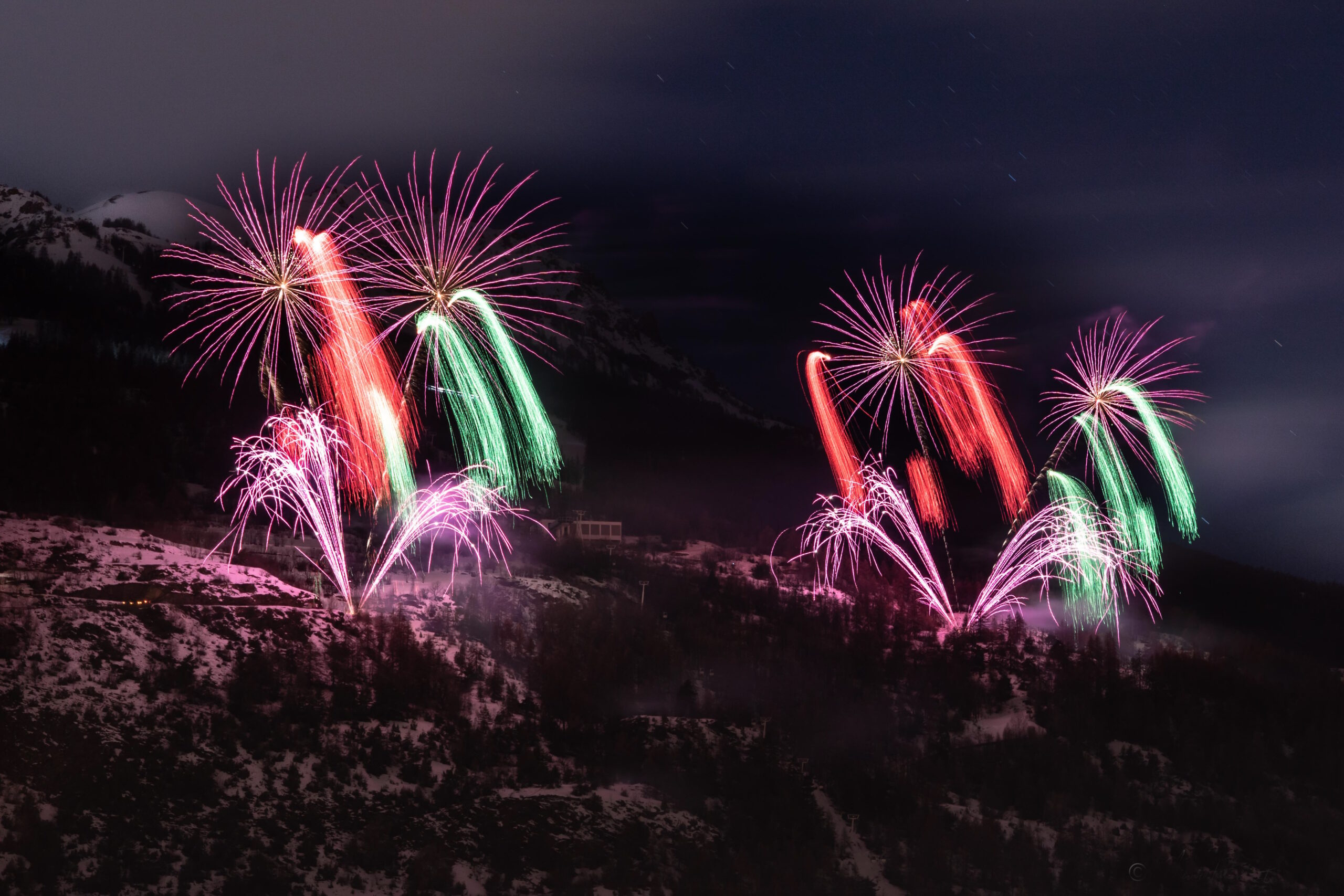 Féérie du nouvel an / Feu d'artifice Briançon 2026